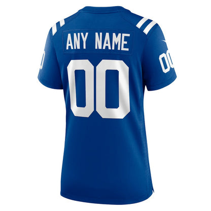 Indianapolis Colts Women's Custom Game Jersey - Royal | NFL Jerseys