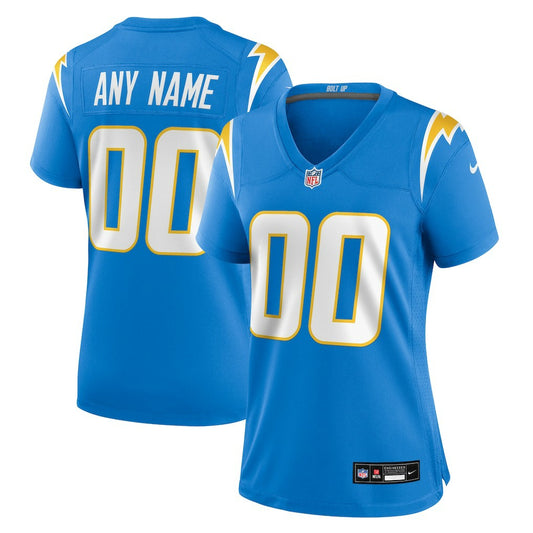 Los Angeles Chargers Women's Custom Game Jersey - Powder Blue | NFL Jerseys