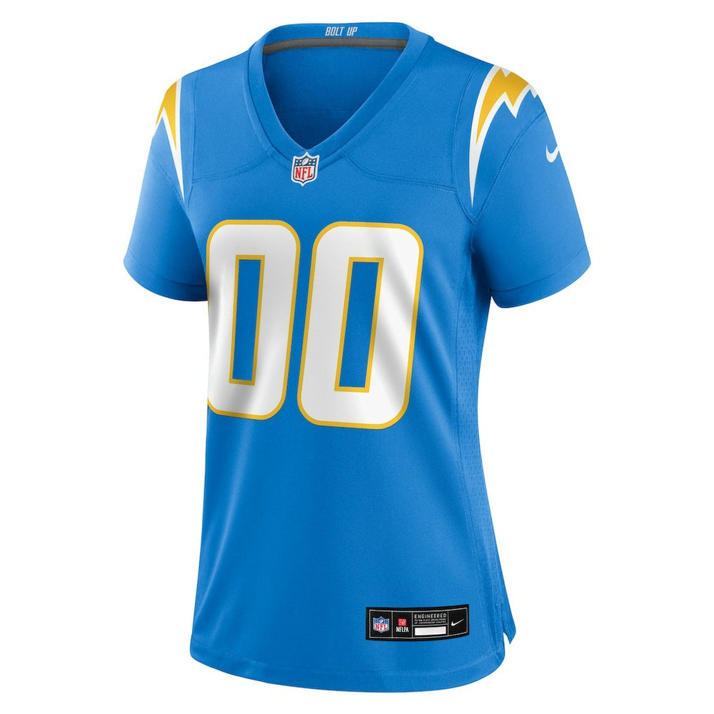 Los Angeles Chargers Women's Custom Game Jersey Powder Blue - Nike
