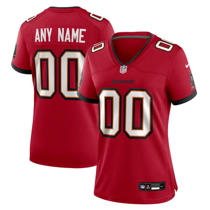Tampa Bay Buccaneers Women's Custom Game Jersey - Red | NFL Jerseys