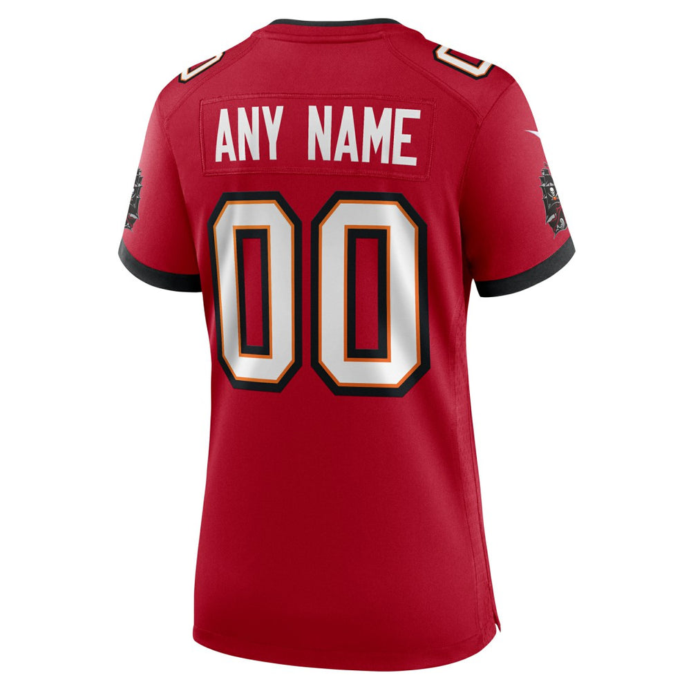 Tampa Bay Buccaneers Women's Custom Game Jersey Red - Nike