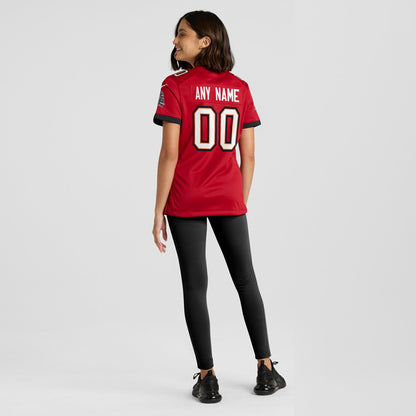Tampa Bay Buccaneers Women's Custom Game Jersey - Red | NFL Jerseys