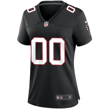 Atlanta Falcons Women's Throwback Custom Game Jersey - Black | NFL Jerseys