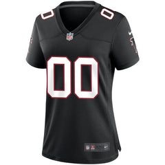 Atlanta Falcons Women's Throwback Custom Game Jersey Black - Nike