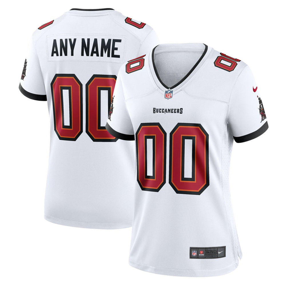 Tampa Bay Buccaneers Women's Custom Game Jersey White - Nike