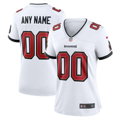 Tampa Bay Buccaneers Women's Custom Game Jersey White - Nike