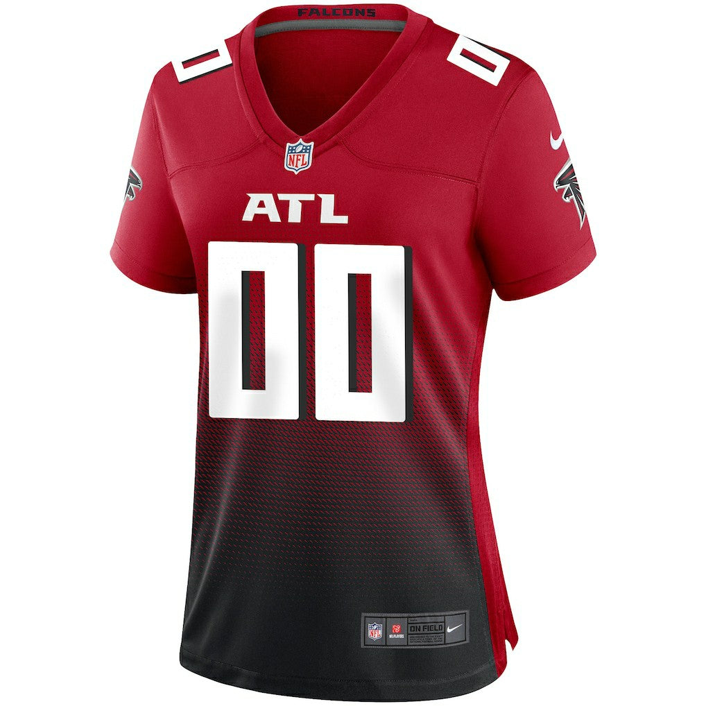 Atlanta Falcons Women's Alternate Custom Game Jersey Red - Nike