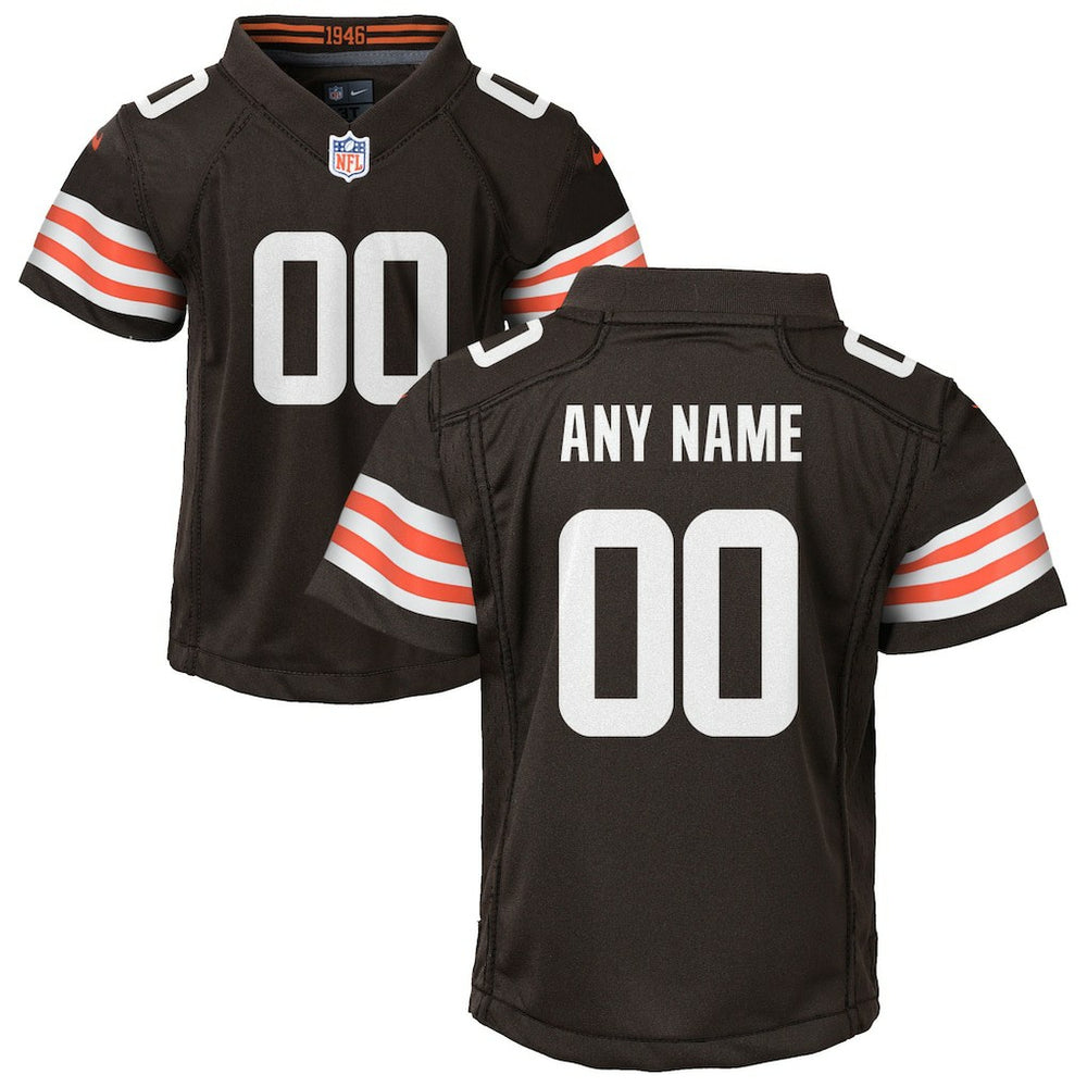 Cleveland Browns Youth Custom Game Jersey Brown - Nike