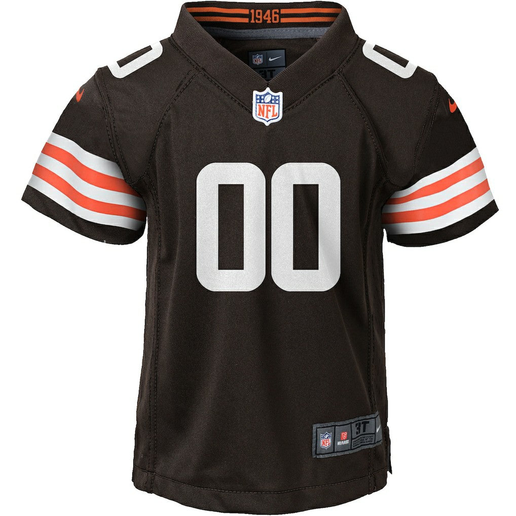 Cleveland Browns Youth Custom Game Jersey Brown - Nike