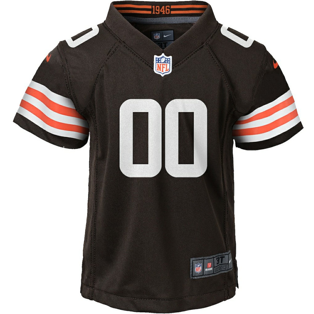 Cleveland Browns Youth Custom Game Jersey Brown - Nike