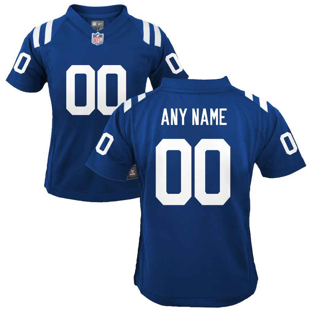 Indianapolis Colts Youth Custom Game Jersey Royal - Nike