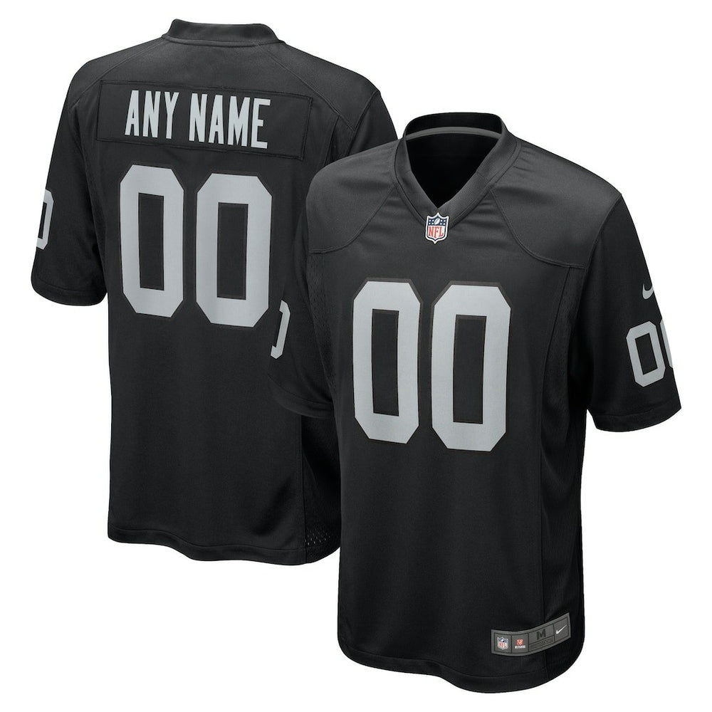 Las Vegas Raiders Youth Custom Game Jersey Black - Nike