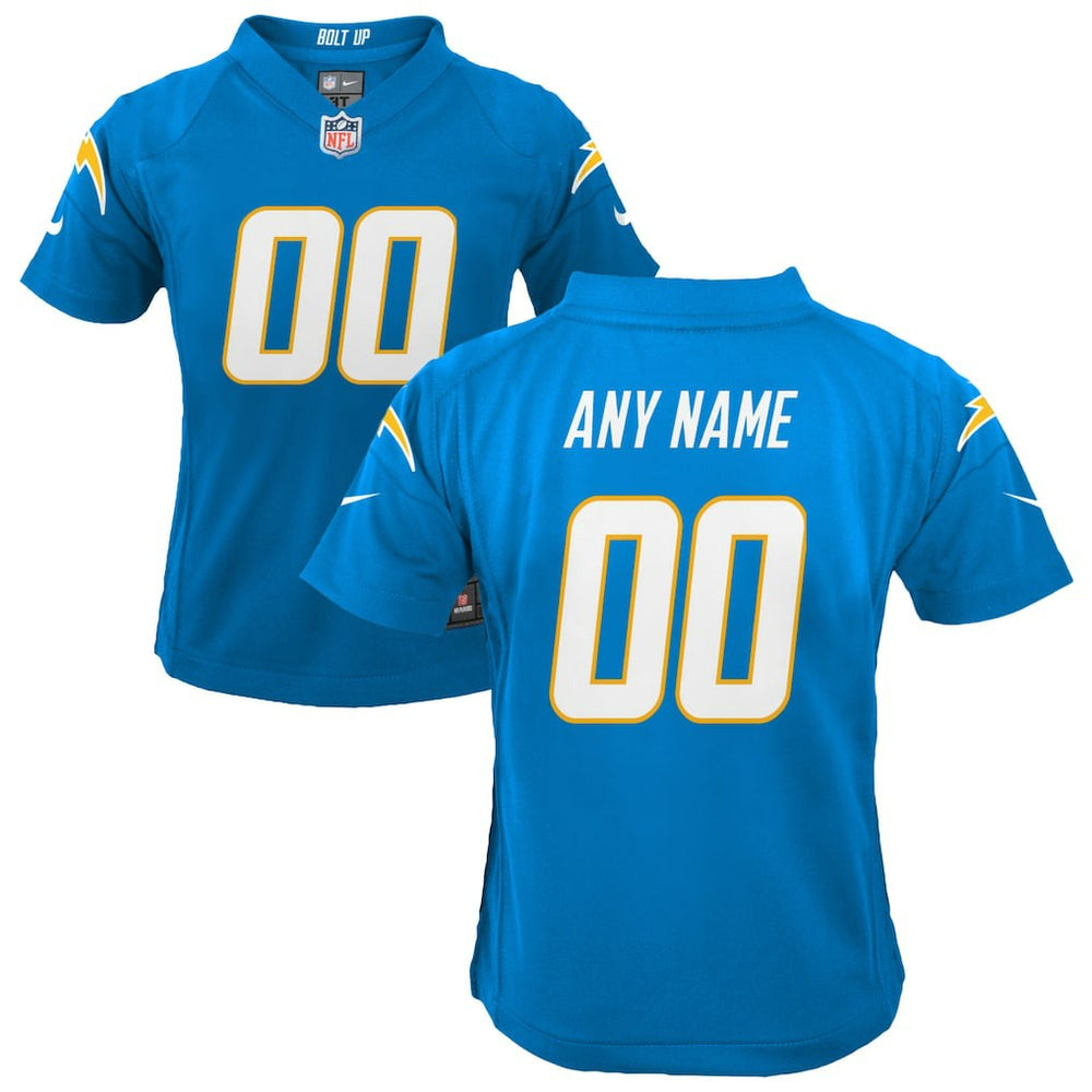 Los Angeles Chargers Youth Custom Game Jersey Powder Blue - Nike