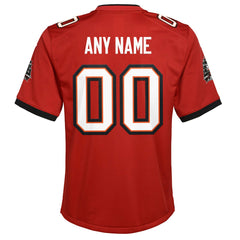 Tampa Bay Buccaneers Youth Custom Game Jersey Red - Nike