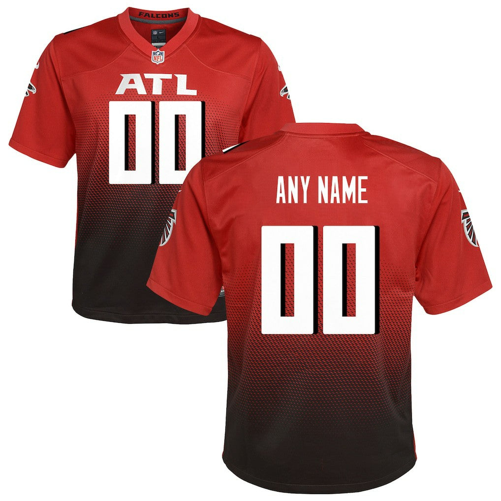 Atlanta Falcons Youth Alternate Custom Game Jersey Red - Nike