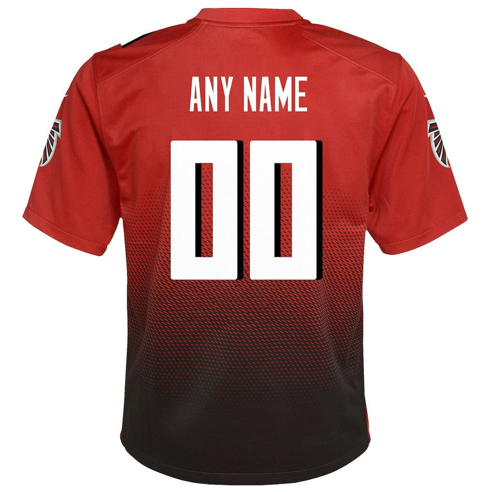 Atlanta Falcons Youth Alternate Custom Game Jersey Red - Nike