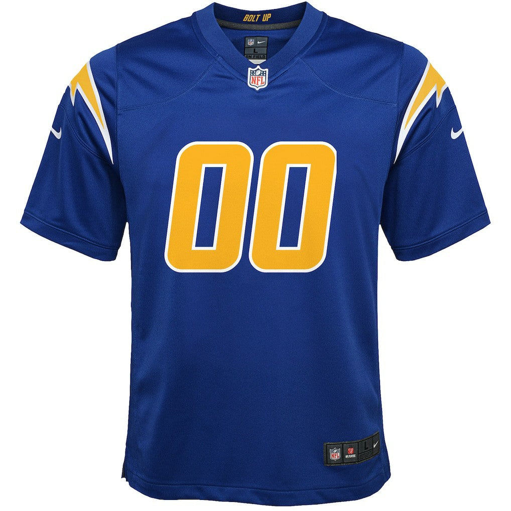 Los Angeles Chargers Youth Alternate Custom Game Jersey - Royal | NFL Jerseys