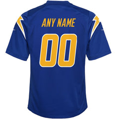 Los Angeles Chargers Youth Alternate Custom Game Jersey Royal - Nike