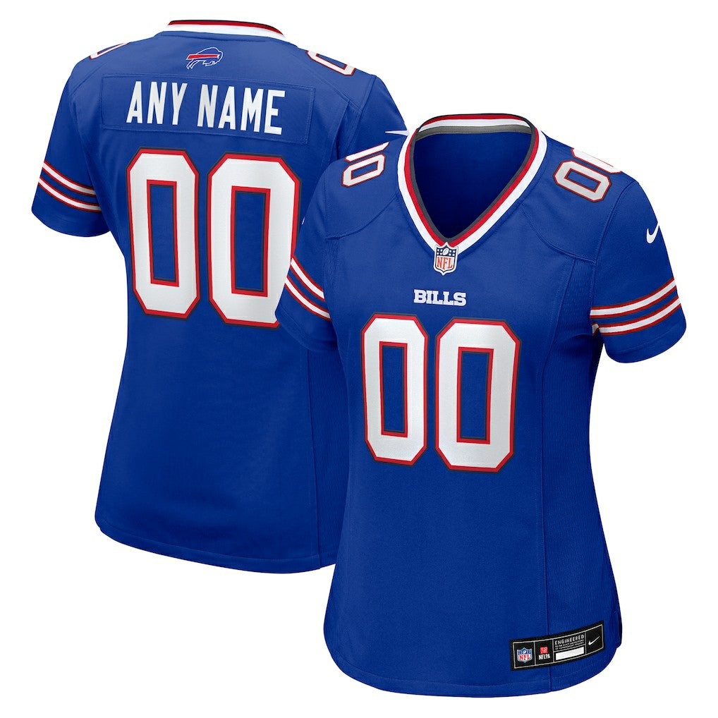 Buffalo Bills Women's Custom Game Jersey Royal - Nike