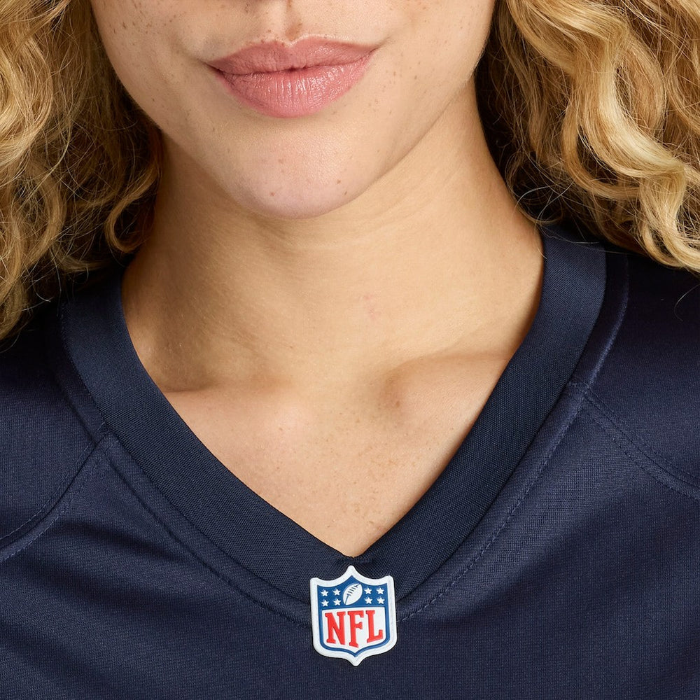 Chicago Bears Women's Custom Game Jersey Navy - Nike