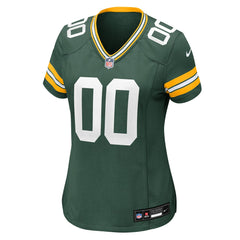 Green Bay Packers Women's Custom Game Jersey Green - Nike