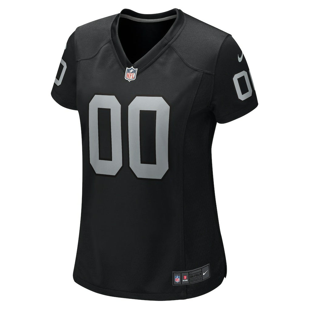 Las Vegas Raiders Women's Custom Game Jersey Black - Nike