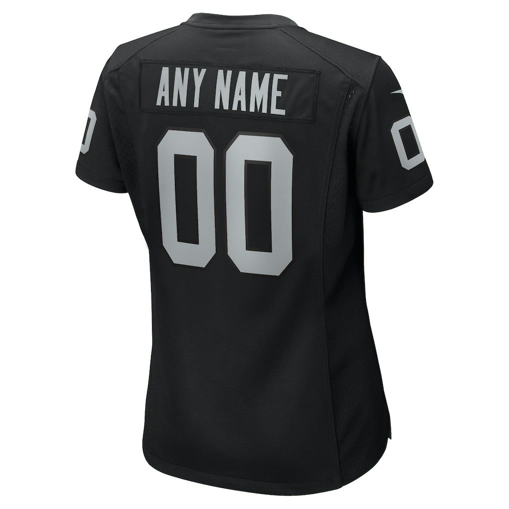 Las Vegas Raiders Women's Custom Game Jersey Black - Nike