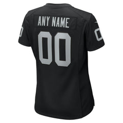 Las Vegas Raiders Women's Custom Game Jersey Black - Nike