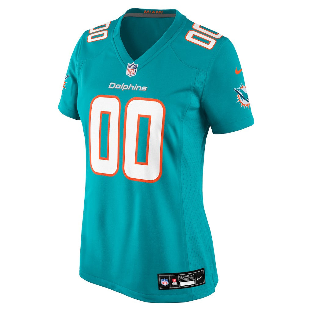 Miami Dolphins Women's Custom Game Jersey - Aqua | NFL Jerseys
