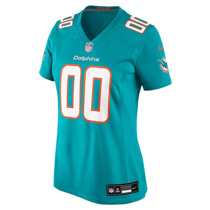 Miami Dolphins Women's Custom Game Jersey - Aqua | NFL Jerseys