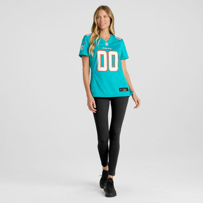Miami Dolphins Women's Custom Game Jersey - Aqua | NFL Jerseys
