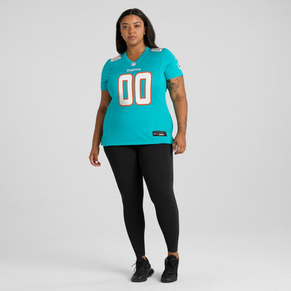 Miami Dolphins Women's Custom Game Jersey - Aqua | NFL Jerseys