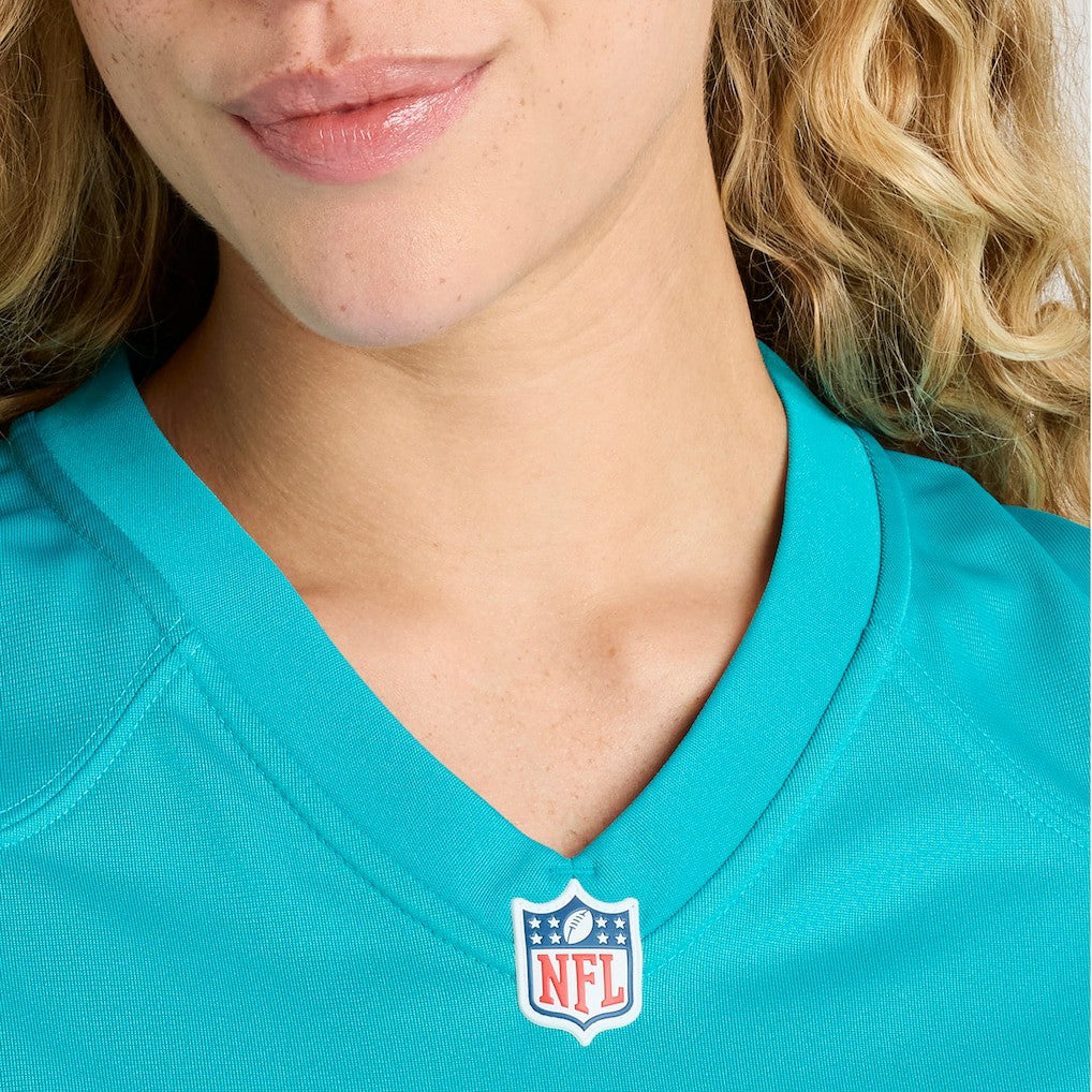 Miami Dolphins Women's Custom Game Jersey - Aqua | NFL Jerseys