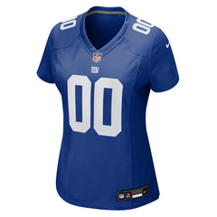 New York Giants Women's Custom Jersey Royal - Nike