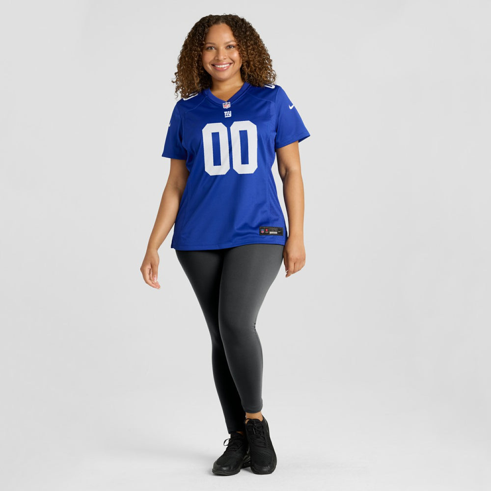 New York Giants Women's Custom Jersey Royal - Nike