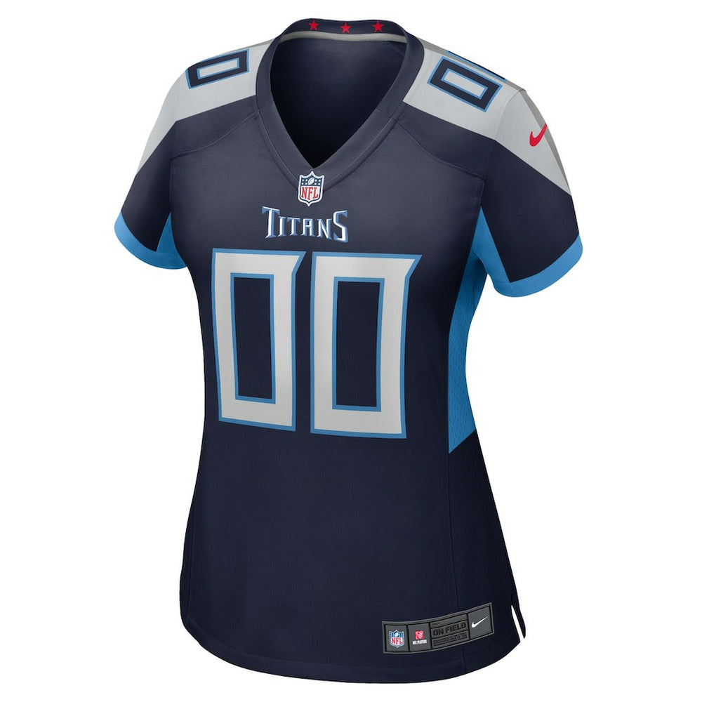 Tennessee Titans Women's Custom Game Jersey Navy - Nike