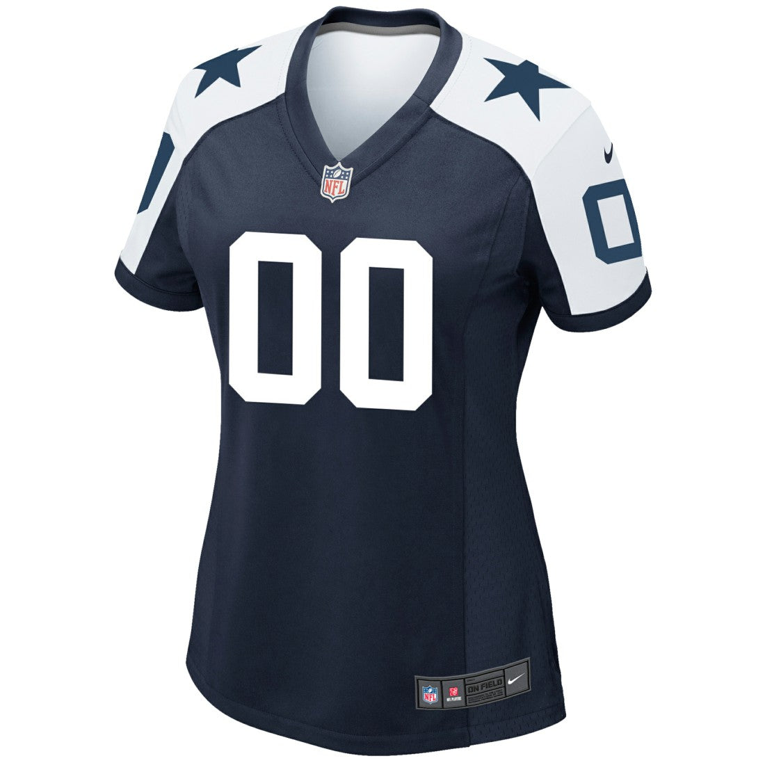 Dallas Cowboys Women's Alternate Custom Game Jersey Navy - Nike