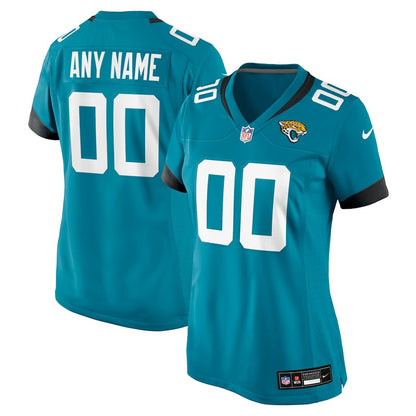 Jacksonville Jaguars Women's Custom Team Jersey - Teal | NFL Jerseys