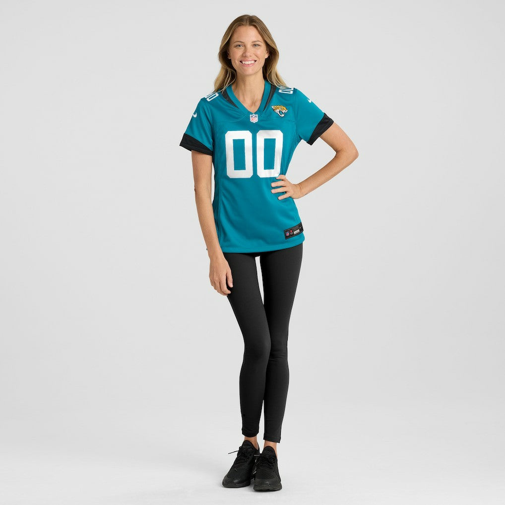 Jacksonville Jaguars Women's Custom Team Jersey - Teal | NFL Jerseys