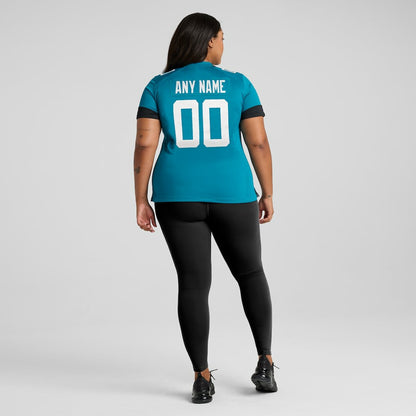 Jacksonville Jaguars Women's Custom Team Jersey - Teal | NFL Jerseys
