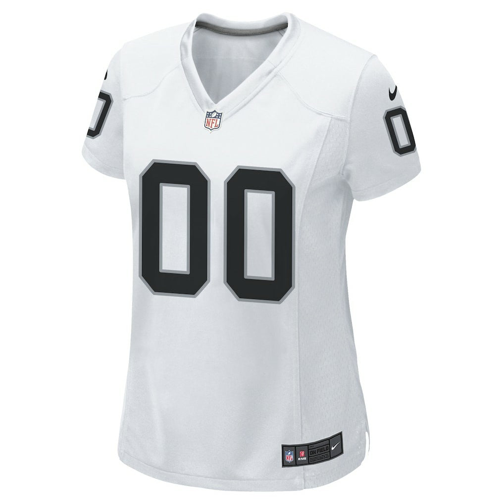 Las Vegas Raiders Women's Custom Game Jersey White - Nike