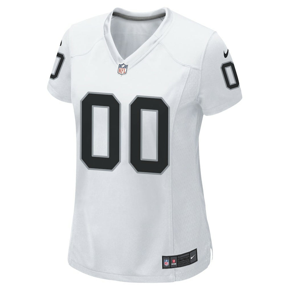 Las Vegas Raiders Women's Custom Game Jersey White - Nike