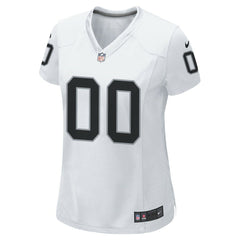 Las Vegas Raiders Women's Custom Game Jersey White - Nike