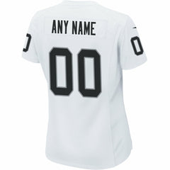 Las Vegas Raiders Women's Custom Game Jersey White - Nike