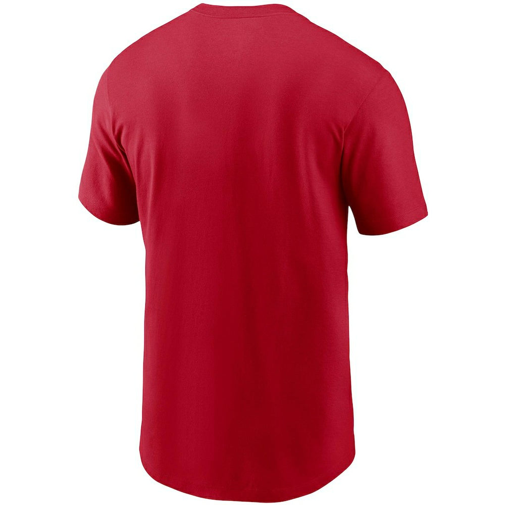 New England Patriots Team Wordmark T-Shirt Red - Nike