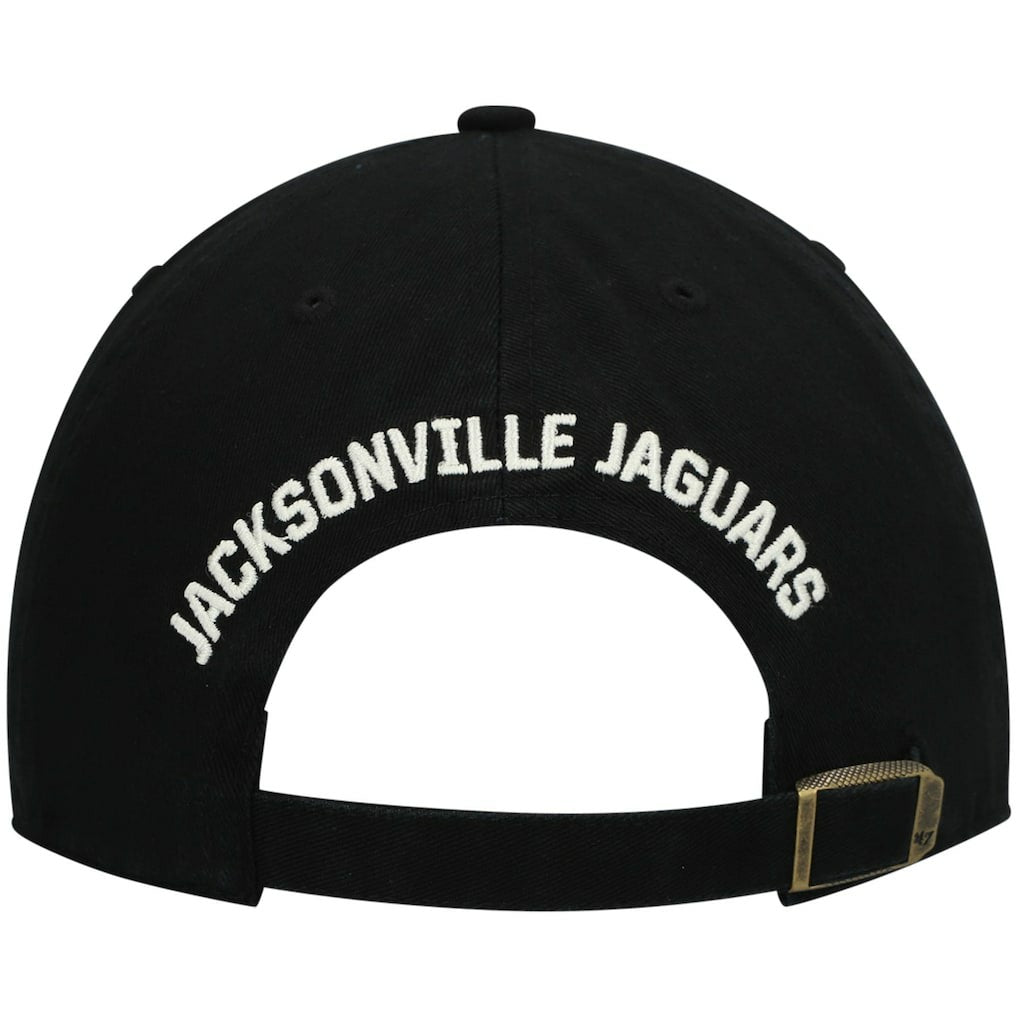 Jacksonville Jaguars '47 Women's Finley Clean Up Adjustable Hat Black - 47 brand