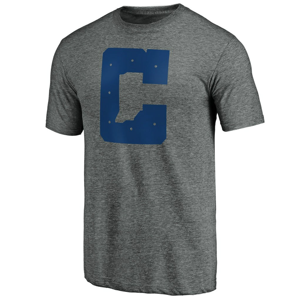Indianapolis Colts Secondary Logo Tri-Blend T-Shirt Gray - NFL