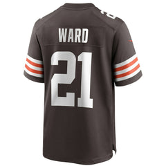 Denzel Ward Cleveland Browns Player Game Jersey Brown - Nike