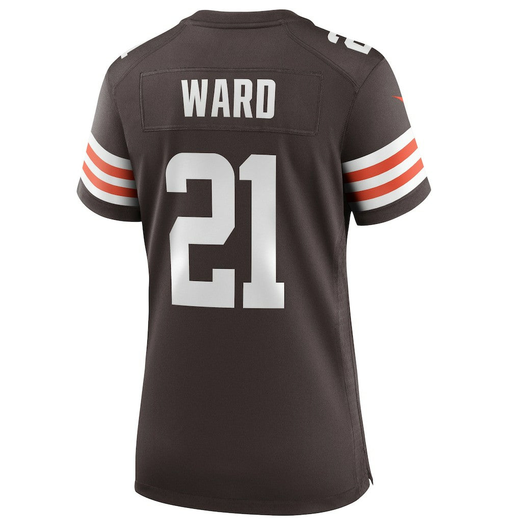 Denzel Ward Cleveland Browns Women's Player Game Jersey Brown - Nike