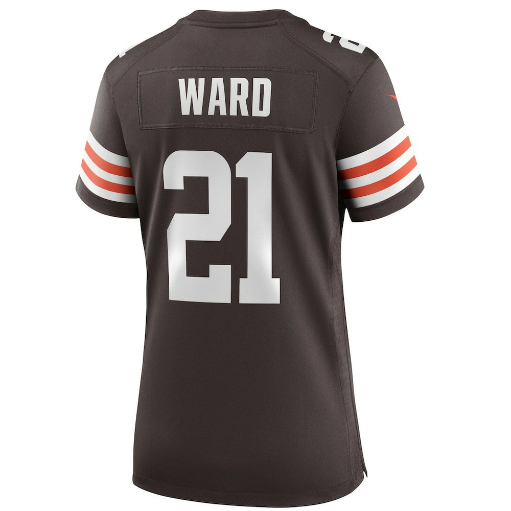 Denzel Ward Cleveland Browns Women's Player Game Jersey Brown - Nike